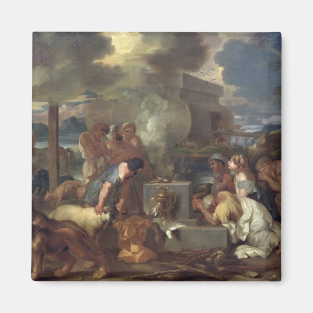 Imán El sacrificio de Noé, c.1640 (Frente)