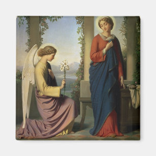Imán El saludo angelical, o el anuncio, 1860