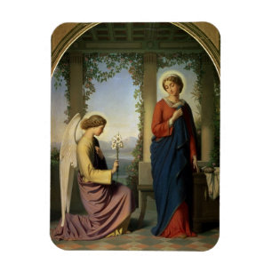 Imán El saludo angelical, o el anuncio, 1860