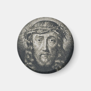 Imán El Santo Rostro coronado de espinas