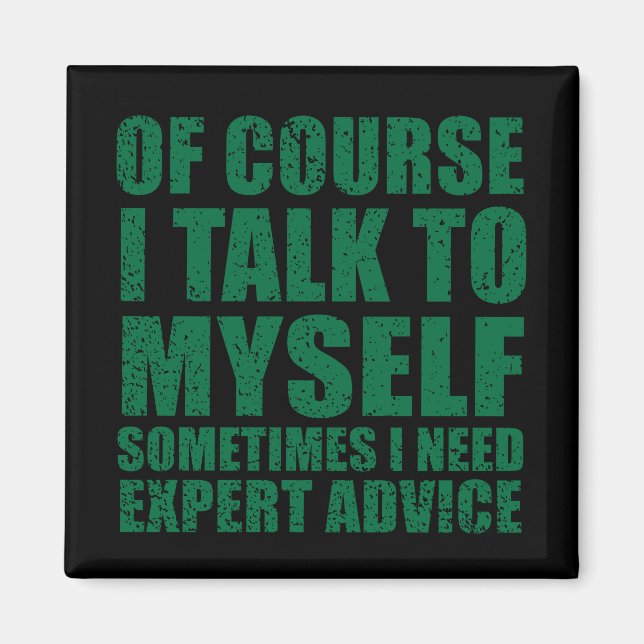 Imán El sarcasmo del humor sarcástico del eslogan (Frente)