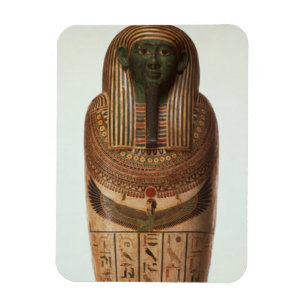 Imán El sarcófago de Psamtik I (664-610 A.C.) tarde po