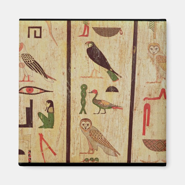 Imán El sarcófago de Psamtik I (664-610 AC) detalle o (Frente)