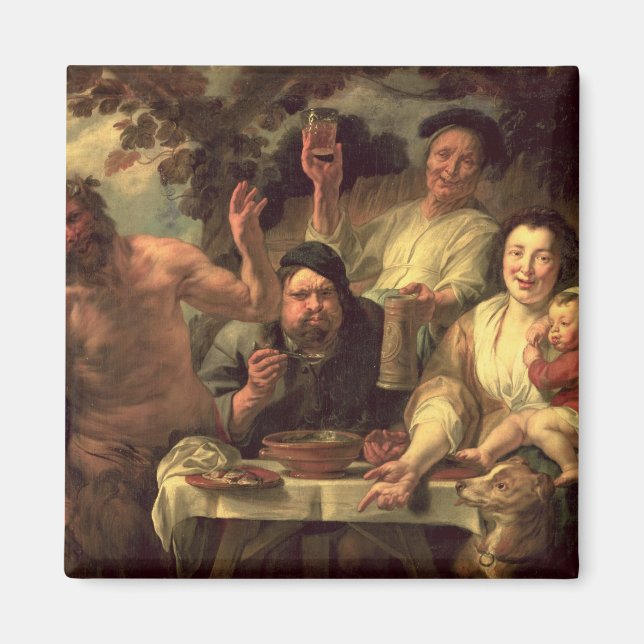 Imán El Satyr y los campesinos (Frente)