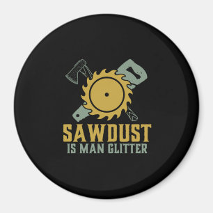 Imán El Sawdust Es Un Carpintero Divertido Y Purpurina