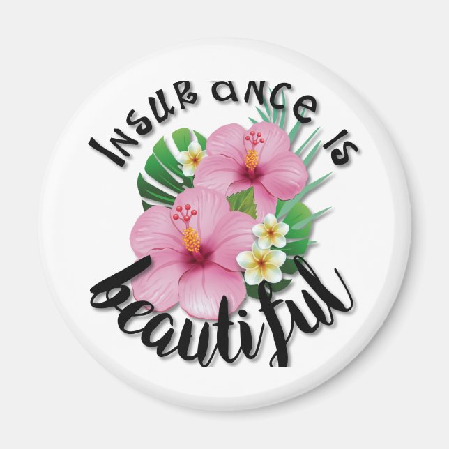 Imán El seguro es hermoso (Frente)