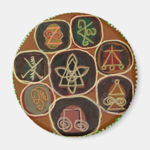 Imán El SELLO de CURA:  Emblema de Karuna Reiki