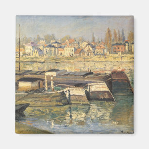 Imán El Sena en Asnieres por Claude Monet
