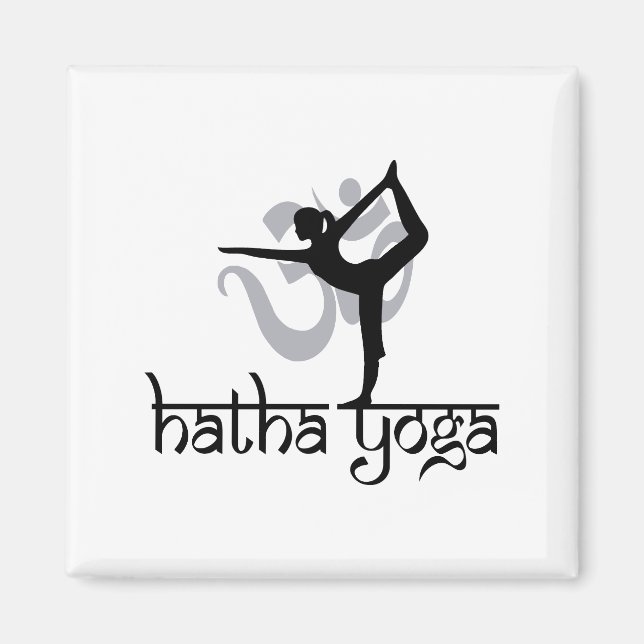 Imán El Señor De La Danza Pose Hatha Yoga (Frente)
