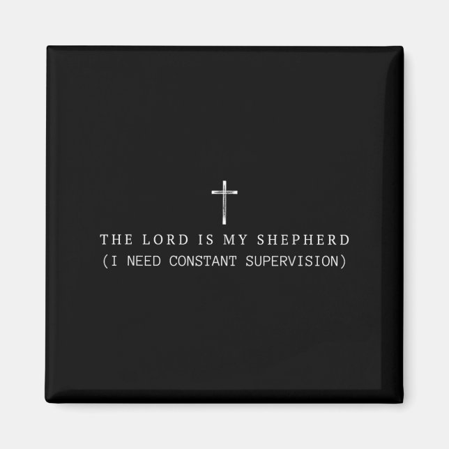 Imán El Señor es mi Pastor Necesito Constante (Frente)