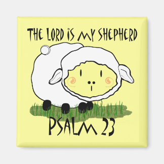 Imán El SEÑOR es mi pastor Salmo 23 Camiseta Infantil-