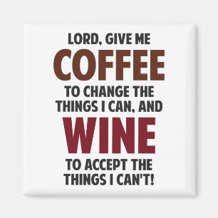 Imán El señor, me da el café y el vino