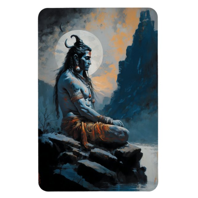 Imán El Señor shiva medita, el calentamiento de la casa (Vertical)
