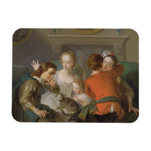 Imán El sentido del tacto, c.1744-47 (aceite en lona)