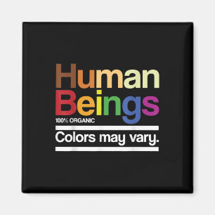 Imán El ser humano retro vintage 100% de color orgánico