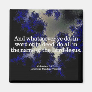 Imán El servicio agradecido en su nombre colosales 3-17