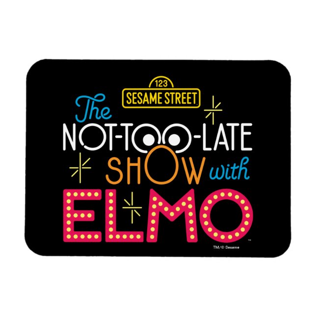Imán El show de no tan tarde con Elmo (Horizontal)