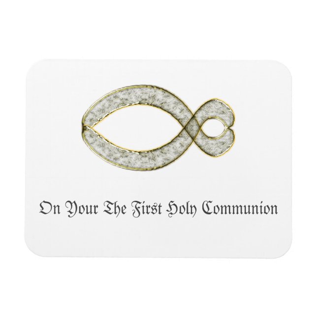 Imán El símbolo de Fish Christian. (Horizontal)