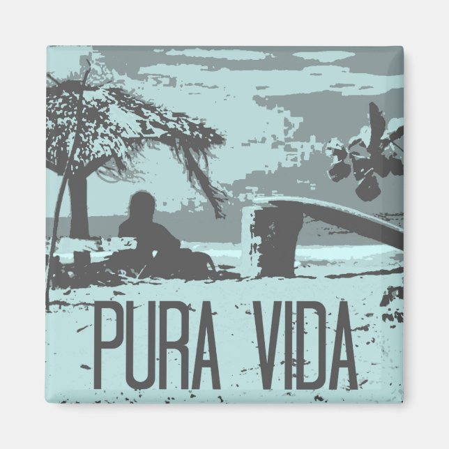 Imán El sinfín de surf en el verano Costa Rica (Frente)