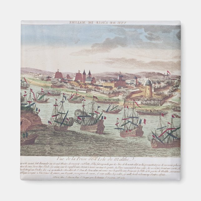 Imán El sitio de Malta, 12 de junio de 1798 (Frente)