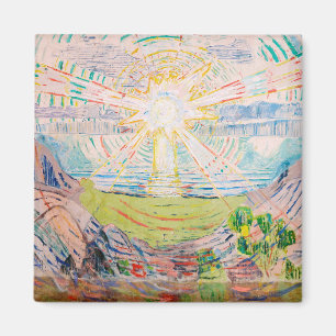 Imán El sol de Edvard Munch