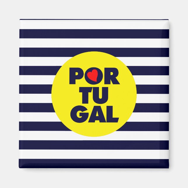 Imán El sol portugués (Frente)