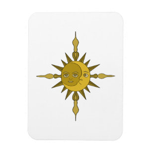 Imán El sol y la luna