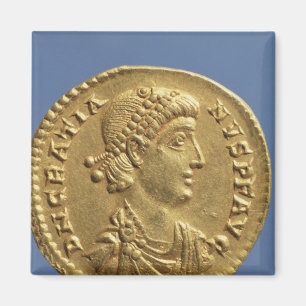 Imán El Solidus de Gratian cubrió