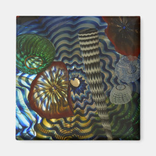 Imán El soplar de cristal creativo