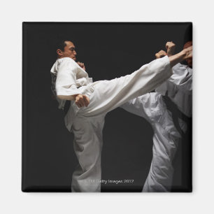 Imán El Sparring de dos Blackbelts