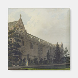 Imán El St. John's College visto desde el jardín, ilust