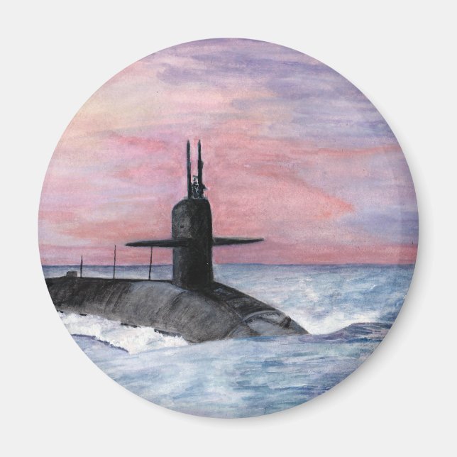 Imán El submarino de clase Ohio (Frente)