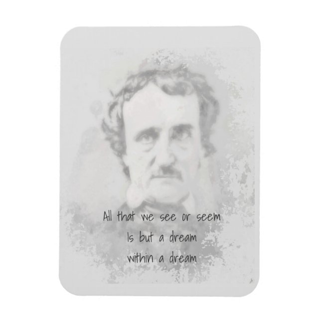 Imán El sueño de la poeta Edgar Allan (Vertical)