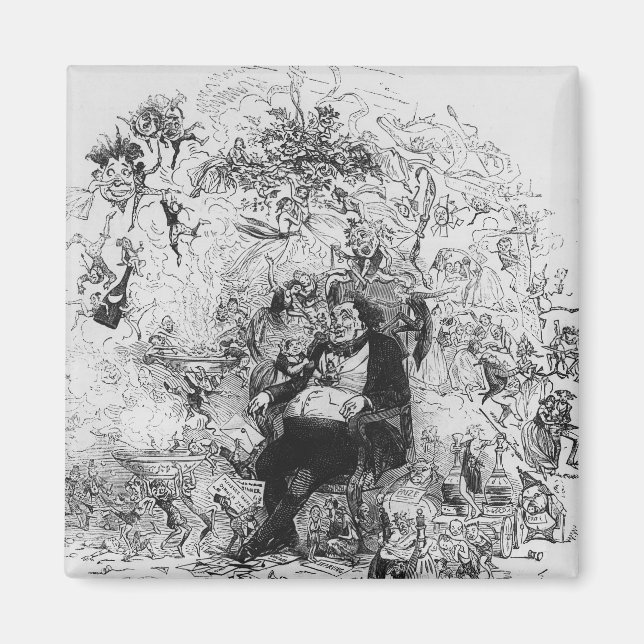 Imán El sueño de nuestros Navidades (Frente)