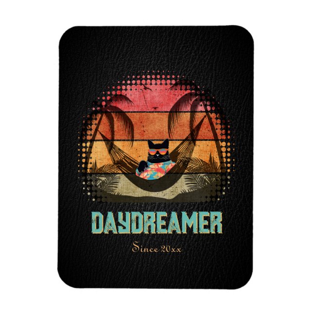 Imán El sueño de un gato tropical de Guay (Vertical)