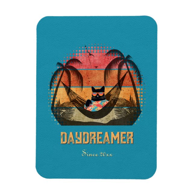 Imán El sueño de un gato tropical de Guay (Vertical)