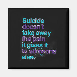 Imán El suicidio no quita al dolor la conciencia feliz