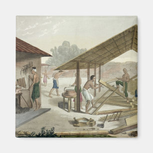 Imán El taller de la carpintería en Kupang, Timor,