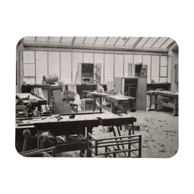 Imán El taller del carpintero, de los talleres de la (Horizontal)