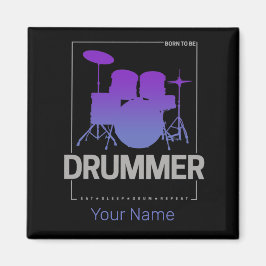 Imán El tambor nació para ser miembro de banda percusio