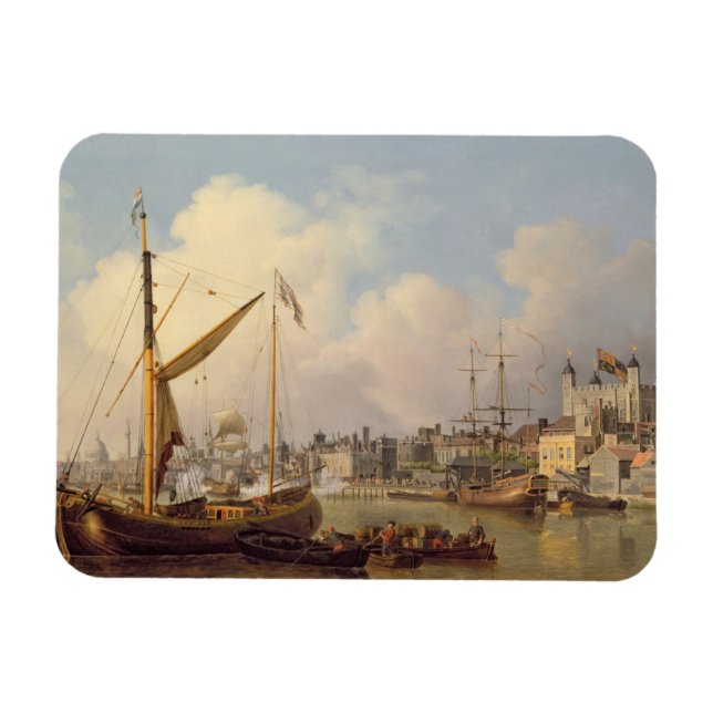 Imán El Támesis y la Torre de Londres supuestamente en  (Horizontal)