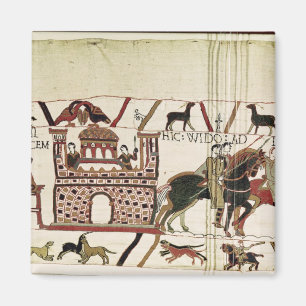 Imán El Tapiz Bayeux de Harold al duque de Normandía