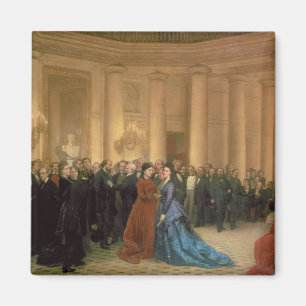 Imán El teatro de Odeon, París, 1869 (aceite en lona)