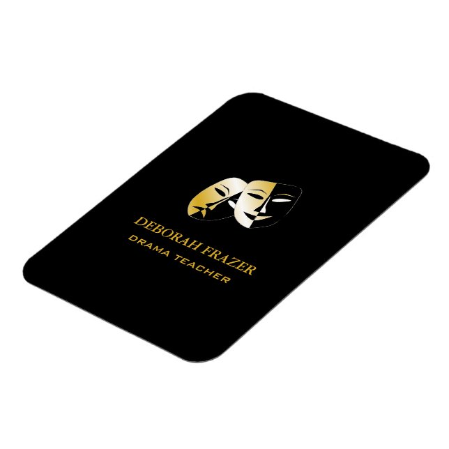 Imán El teatro enmascara la silueta negra (Lado Izquierdo)