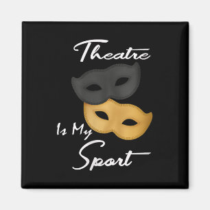 Imán El teatro es mi deporte   Regalo de teatro