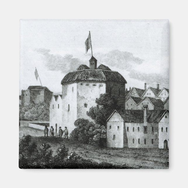 Imán El Teatro Globe en la orilla (Frente)