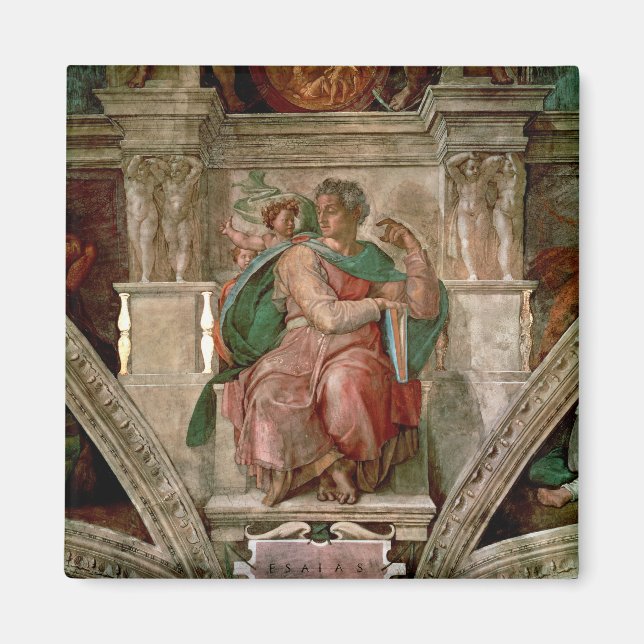 Imán El techo de la Capilla Sixtina: El Profeta Isaías (Frente)