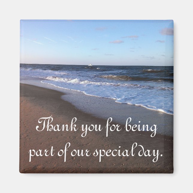 Imán El tema de los océanos y la playa (Frente)