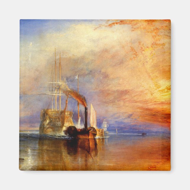 Imán El temerario de la lucha, J. M. W. Turner (Frente)