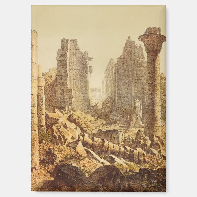 Imán El Templo de Karnak en Egipto (Anverso)
